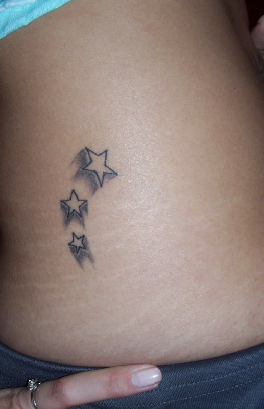 Silvia - stars tattoo photo