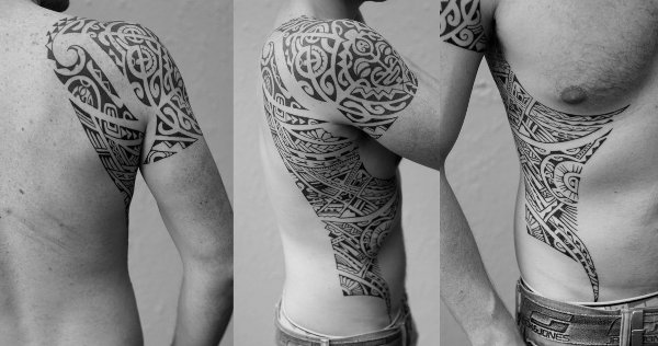 Tanne - Polynesian piece tattoo photo