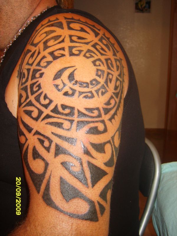 Tattoo H2O - Maori spiral tattoo