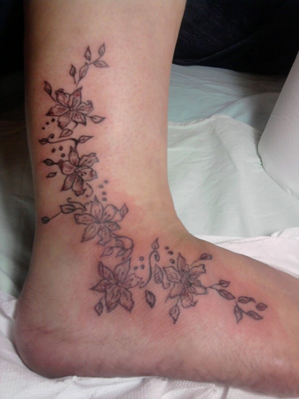 Tattoo H2O - Floral tattoo