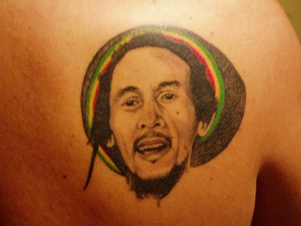 Luca - Bob Marley tattoo photo